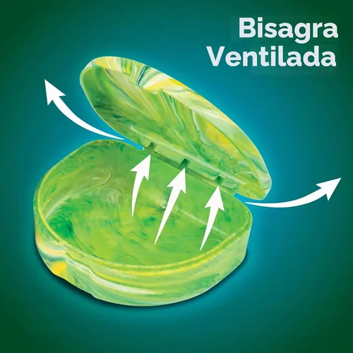 Vista 4 de Practicon Brights - Estuches de retención de mármol, funda de alineador transparente, cajas de retención de ortodoncia dental, soporte