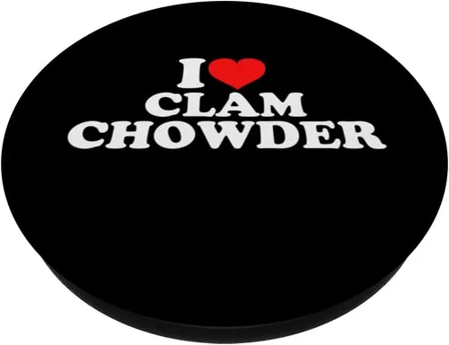 Vista 2 de I Love Clam Chowder PopSockets Swappable PopGrip