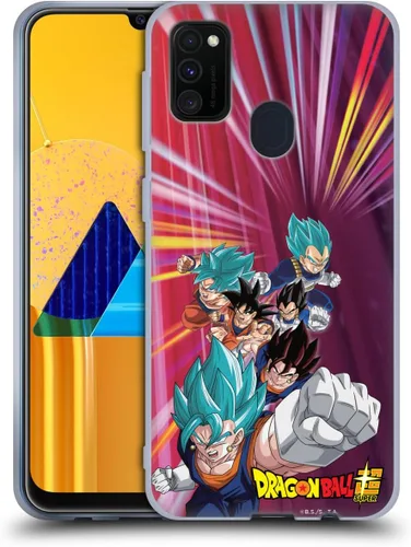Vista 294 de Head Case Designs Funda de gel con licencia oficial de Dragon Ball Super Group Future Trunks Arc Characters [protección de grado militar] compatible