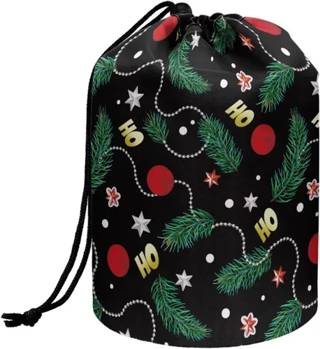 Vista 17 de Poceacles Bolsas de maquillaje con cordón para mujer, bolsa de cosméticos de viaje, multifuncional, bolsa de almacenamiento, Margarita azul