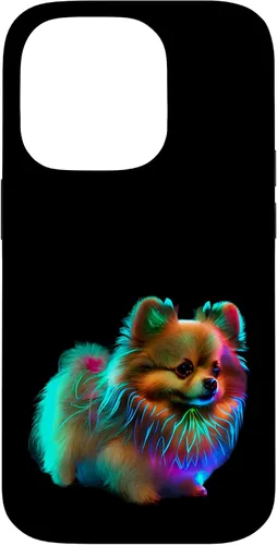 Vista 17 de Funda para iPhone 16 con diseño de raza de cachorro de Pomerania para mujeres o niñas