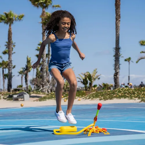 Vista 8 de Stomp Rocket Recambios de cohetes ultra LED, 2 cohetes, cohetes LED de repuesto con punta de espuma para niños, divertidos juguetes para patio