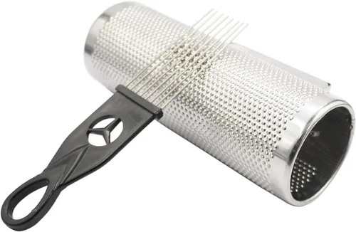 Vista 5 de EastRock Güiro Shaker de Acero Inoxidable de 8" x 3" Instrumentos Musicales de Percusión con Rascador Instrumento de percusión Profesional Banda