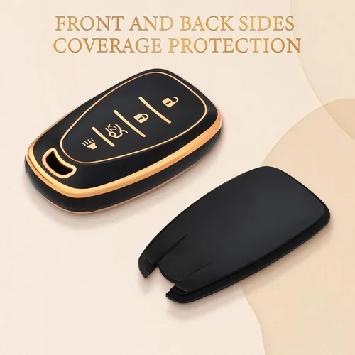Vista 6 de OFFCURVE Funda para llavero Chevy Protector completo de TPU para Chevrolet Chevy Malibu Camaro Cruze Traverse Spark Equinox Sonic Volt Bolt 2016