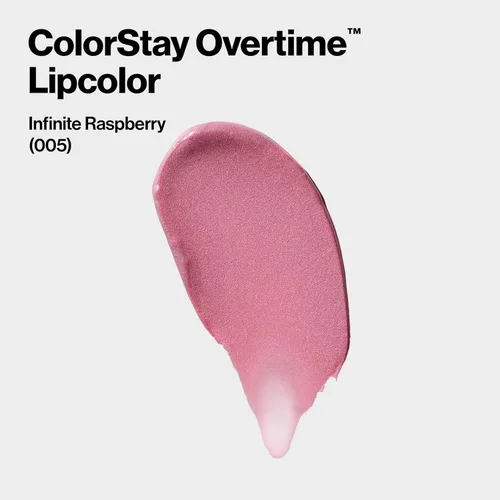 Vista 2 de Revlon Lápiz labial líquido con brillo de labios transparente, colorStay Overtime Lipcolor, relleno de calcetines para mujeres, 005 Infinite 005