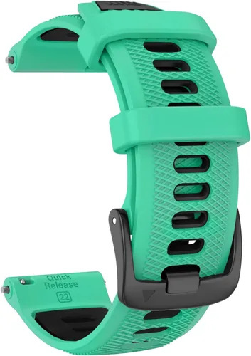 Vista 14 de ISABAKE Correa de silicona de liberación rápida de 22mm de reemplazo para Gamrin Forerunner 265, Forerunner 255, Garmin Vivoactive 4, Garmin Venu 2
