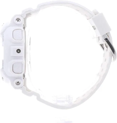 Vista 3 de Casio Baby - Reloj clásico para mujer en resina con temporizador acústico diario de alarma y luz LED resistente al agua y a los golpes
