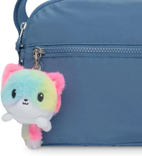 Vista 4 de TeeTurtle - Llavero de peluche de zorro - Happy Fuzzy Rainbow Tie-Dye