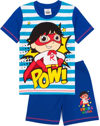 Vista 2 de Ryans World Pijamas - Conjunto de pijama de superhéroe para niños