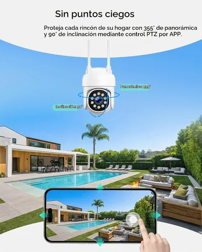 Vista 3 de CAMCAMP Sistema de cámara de seguridad inalámbrico al aire libre 8 cámaras