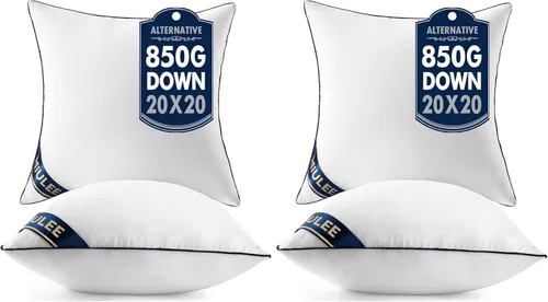 Vista 8 de MIULEE - Inserto de almohada de 14 x 36 pulgadas, almohada decorativa lumbar rellena de alternativa a plumón, inserto de relleno de almohada premium
