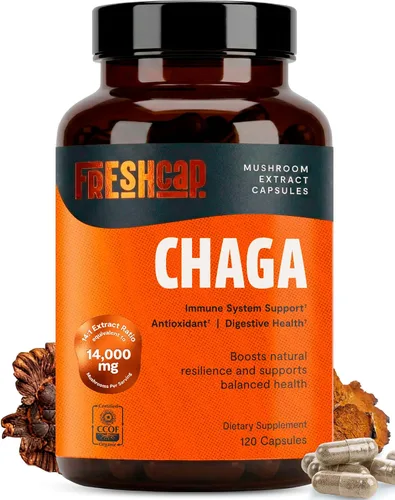 Vista 21 de FreshCap Mushrooms Suplemento de melena de leones en polvo, 14,000 mg, extracto de melena de león, suplemento de hongos para concentración
