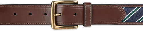 Vista 37 de Tommy Hilfiger Men's Fabric Inlay Casual Belt with Classic Harness Buckle