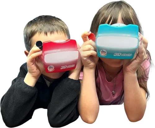 Vista 5 de WARM FUZZY Toys - Visor 3D retroiluminado con LED (Ártico), nuevo visor de diapositivas recargable USB-C 2025 para niños y adultos, incluye 3