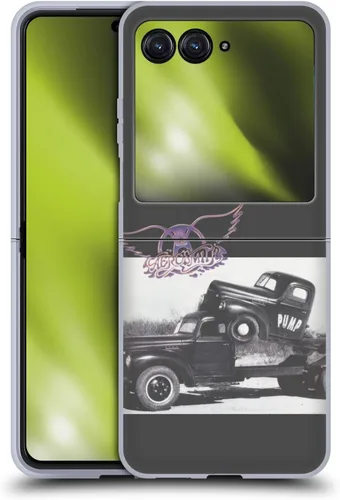 Vista 11 de Head Case Designs Officially Licensed Aerosmith 1987 Permanent Vacation Black and White Gel Case [Military Grade Protection] Compatible with Moto E7