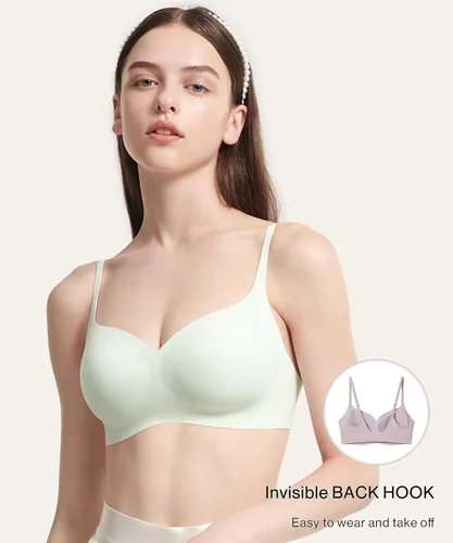 Vista 6 de Ubras Sujetador de chaleco sin costuras con cuello de princesa sin costuras para mujer