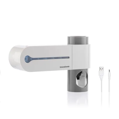 Vista 8 de Esterilizador UV de Cepillos Dentales con Soporte y Dispensador de Dentífrico Smiluv InnovaGoods