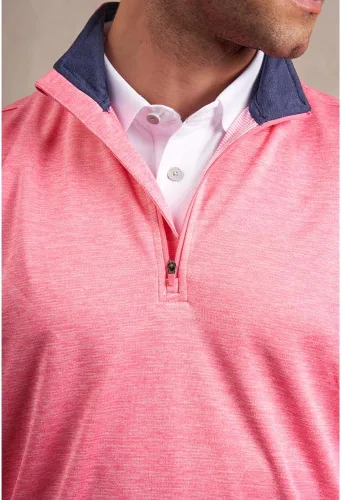 Vista 2 de Long Sleeve Golf Shirt Men 14 Zip Pullover Mens Long Sleeve Sun Protection Shirts UPF 50 Lightweight Athletic Pullover