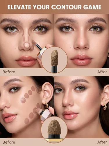 Vista 4 de SHEGLAM Dúo de Contorno Líquido Precision Sculpt-Stone