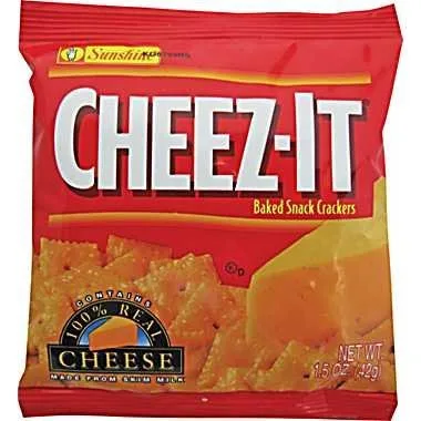 Vista 2 de Sunshine Cheez-It Galletas de queso horneado - 36 bolsas de 1.5 oz