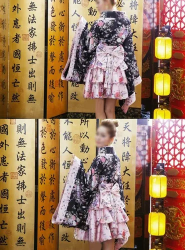 Vista 5 de Monique - Vestido para mujer, diseño de flores de cerezo