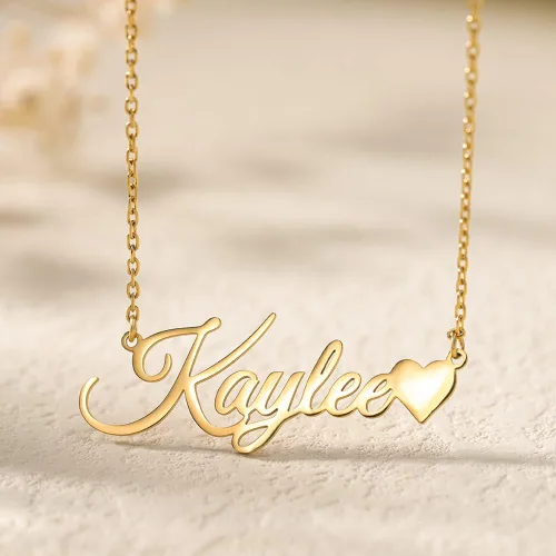 Vista 4 de Collar con nombre personalizado, collares de plata de ley personalizados para mujer, collares con nombre personalizados, joyería de regalo para mujer