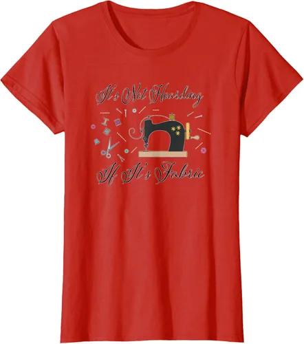 Vista 85 de It's Not Hoarding If Its - Camiseta de costura para acolchado, Blanco, S