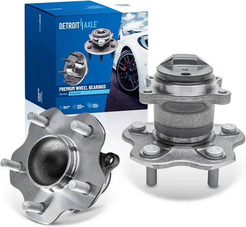 Vista 20 de Detroit Axle - Kit de 2 cubos de rodamiento de rueda delantera para Corolla 2003-2019, Matrix 2003-2013, Celica 2000-2005, Vibe 2003-2008, 1