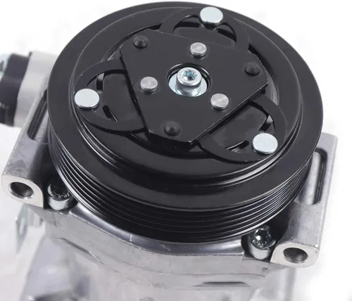 Vista 5 de Compresor de aire A/C CA con embrague para Suzuki SX4 todos los modelos 2007 2008 2009, compresor de CA A/C + embrague se adapta a Suzuki SX4