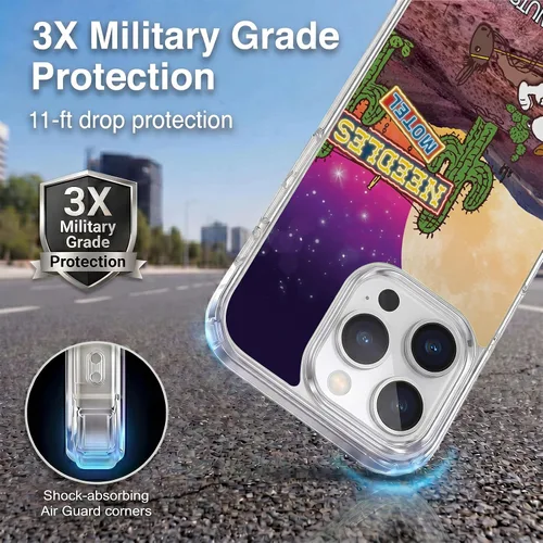Vista 3 de Head Case Designs Funda de gel con licencia oficial de Peanuts Nebula Cactus Needles Snoopy Space Cowboy [protección de grado militar] compatible
