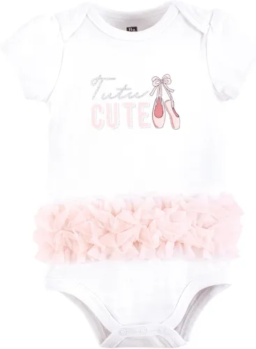 Vista 81 de Hudson Baby baby-girls Cotton Bodysuits 3-pack