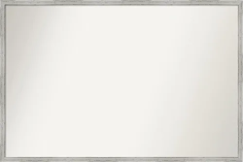 Vista 27 de Amanti Art Espejo de baño blanco para sobre el fregadero, 22 x 45 pulgadas, espejo de tocador rectangular blanco Lucie, marco de madera moderno