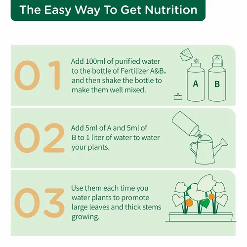 Vista 6 de Nutrientes hidropónicos, Solución integral de nutrientes, Fertilizante hidropónico, Solución hidropónica, Compatibilidad universal, Líquido fácil