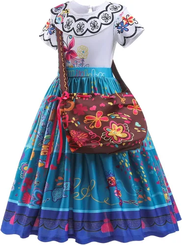 Vista 2 de Vestido de Encanto Isabella Mirabel para niñas disfraz de princesa Madrigal