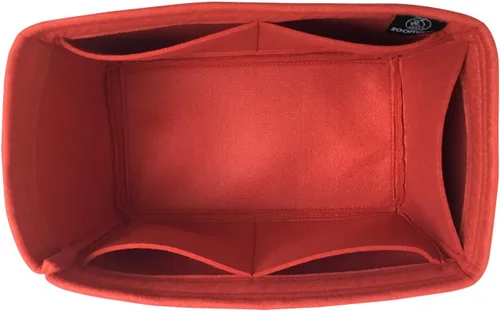 Vista 6 de Zoomoni Premium Bag Organizer for Marc Jacobs The Mini Tote Bag (Handmade/20 Color Options) [Purse Organiser, Liner, Insert, Shaper]