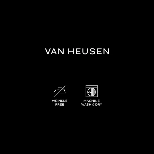 Vista 5 de Van Heusen - Camisa de vestir para hombre, de popelina ajustada lisa