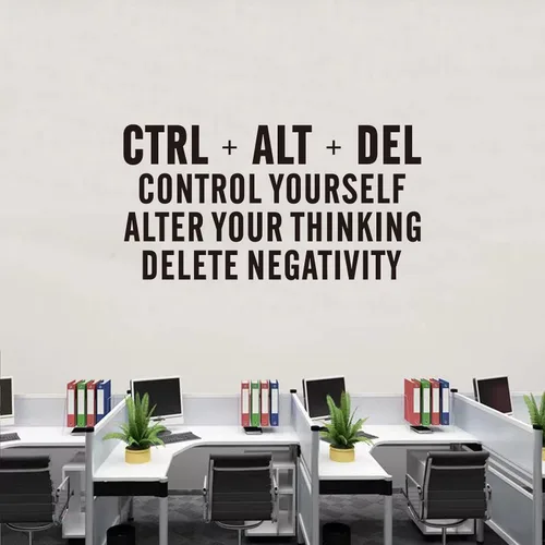 Vista 5 de SEATUNE Calcomanías de pared con citas inspiradoras, calcomanías de pared motivacionales para oficina, gimnasio, oficina, oficina, escuela, aula