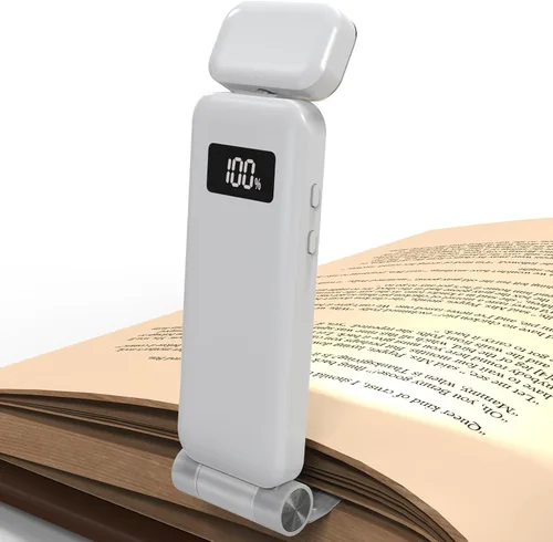 Vista 11 de KTEBO Luz de libro recargable para leer en la cama, lámpara de lectura de 1 Negro