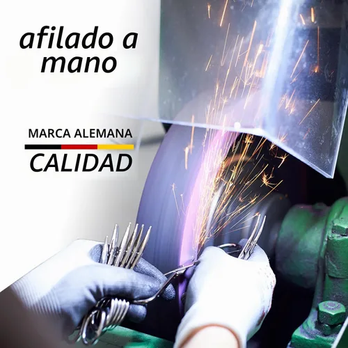 Vista 7 de marQus Tijeras curvadas para cutículas, acero inoxidable de precisión para manicura y pedicura, cuidado de cejas y pestañas, extra afiladas