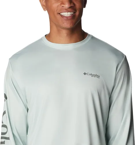 Vista 4 de Columbia Terminal Tackle PFG Carey Chen - Manga larga para hombre, color verde fríociprés Inshore Trio, talla L