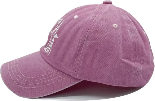 Vista 5 de Waldeal Gorra de béisbol ajustable bordada para mujer, estilo vintage desgastado