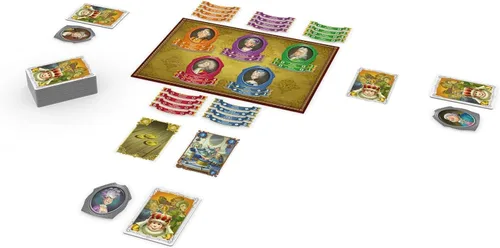 Vista 7 de IELLO: para The King (and Me), juego de mesa de estrategia, un tema cómico que le encantará a toda la familia, mecánica de subastas y colecciones