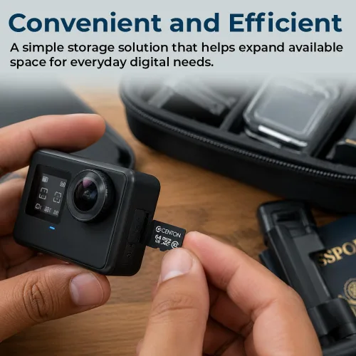 Vista 13 de Centon Electronics MP Essential 64GB clase 10 tarjeta micro SDXC (S1-MSDXC10-64G)