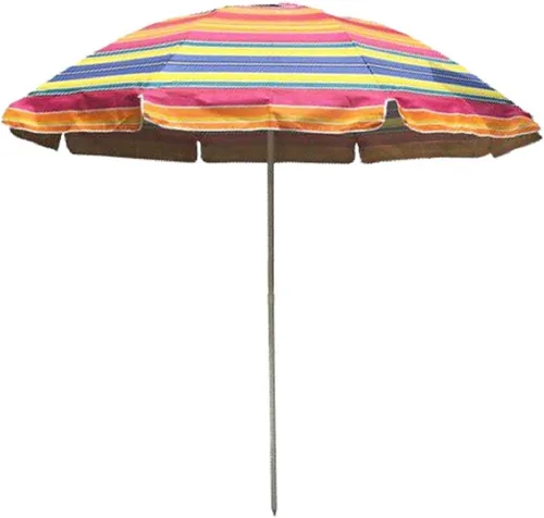 Vista 3 de UNIWARE Sombrilla de playa portátil con protección SPF50+, con bolsa de transporte, botón, para exteriores/patio/jardín/playa