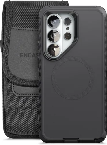 Vista 10 de Encased Funda protectora de cuerpo completo 2 en 1 con funda diseñada para Samsung Galaxy S24 (2024), con protector de pantalla y soporte