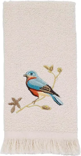 Vista 16 de Avanti Linens, toalla de baño con pájaros dorados