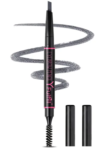 Vista 16 de Yfulfill Lápiz de Cejas Negro - Lápices de Cejas Impermeables para Mujeres Waterproof Eye Brow Pencil Black Color for Naturally Black Hair.