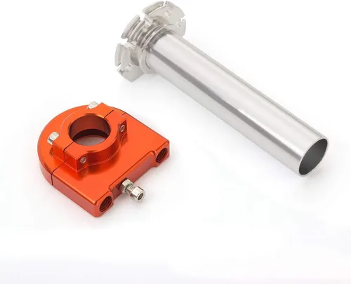 Vista 2 de Krace - Agarraderas de mano para motocicleta de 7/8 pulgadas con tubo de acelerador de giro rápido CNC anodizado para Ducati 888 849 851 749 898