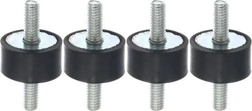 Vista 9 de X AUTOHAUX 4 unids M4 coche anti vibración goma aislador amortiguador 0.394x0.394 in caucho bobina montaje amortiguador montajes para compresores