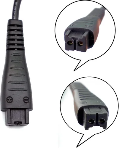 Vista 2 de Adaptador de corriente alterna de 5.4 V, cable de alimentación compatible con Panasonic Razor Shaver ES-LV ES-LA Series ES‑LV65, ES‑LV95, ES‑LV97